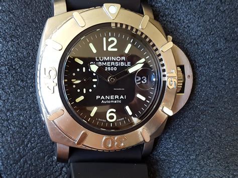 panerai submersible 2500m for sale|used Panerai submersible.